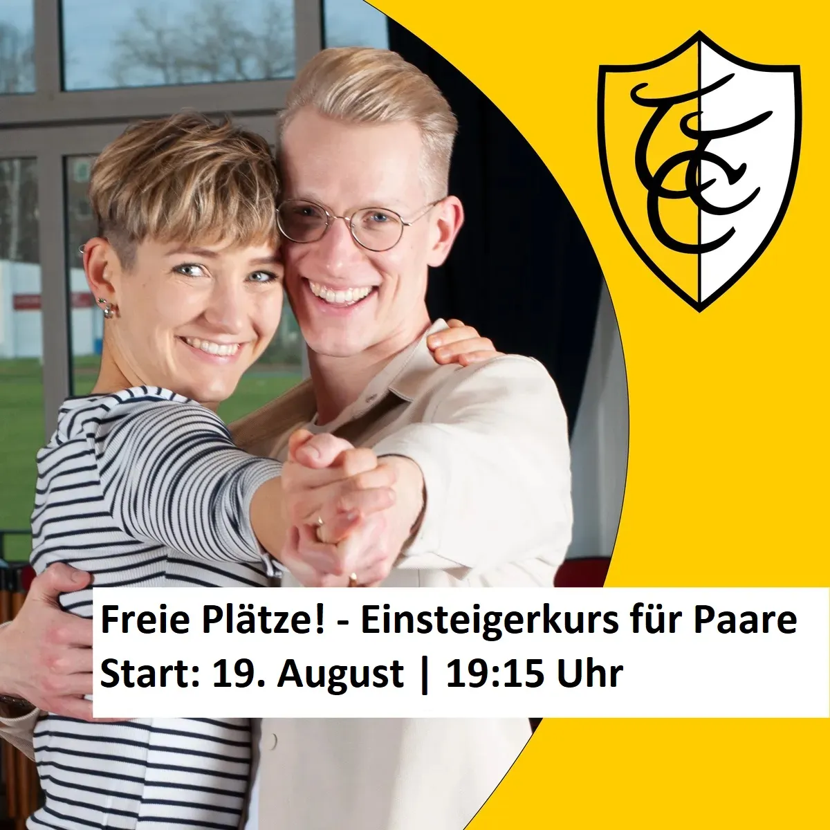 Gesellschaftstanz für Einsteiger – Jetzt anmelden!