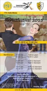 TTC Herbst-Festival 2015 am 01.11.2015