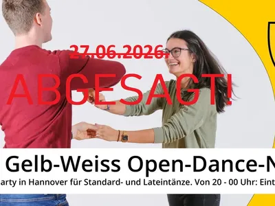 Open-Dance-Night am 27.06.2026 abgesagt!