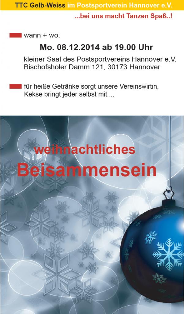 weihnachtliches Beisammensein